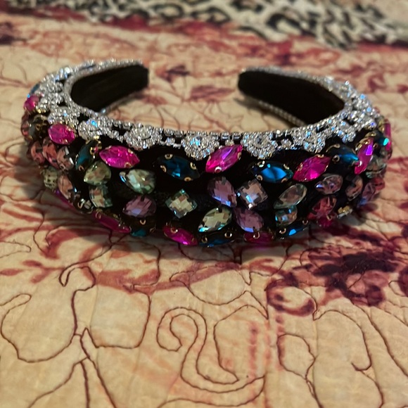 Rhinestone Padded Headband - Picture 1 of 5